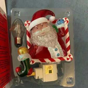 Santa Night Light, EUC, In original packaging